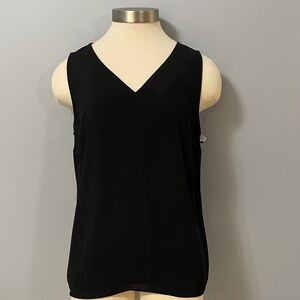 Nine West Black V-Neck Tank Top